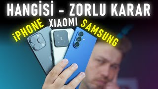 Samsung VS Xiaomi VS iPhone Hangisi Alınır  - Aldığım En Zor Karar !