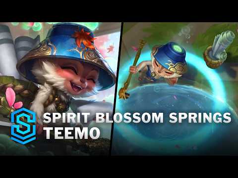 Spirit Blossom Springs Teemo Skin Spotlight - Pre-Release - PBE Preview - League of Legends