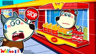Wolfoo A Construit Un McDonald's Secret - Histoires Drôles Pour Enfants 🎉 Collection D'épisodes