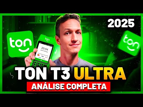 Maquininha de Cartão TON T3 Ultra VALE A PENA? Análise COMPLETA 2025 #ton