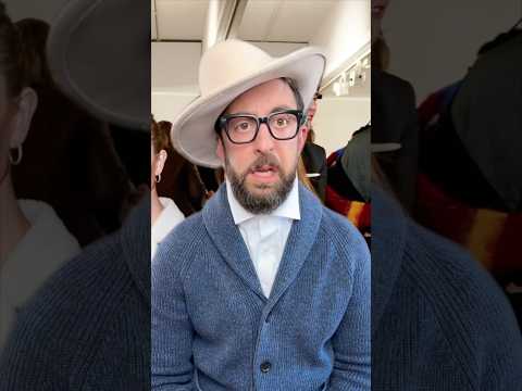 first time at a fashion show...