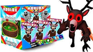 ¡La CAJA MISTERIOSA de 99 Nights In A Forest! 🦌🎁 Nuevas figuras de CIERVO, BÚHO, y ROBLOX