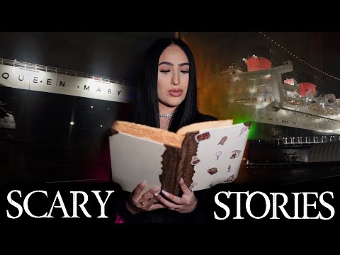 READING MY SUBSCRIBERS SCARY STORIES AT THE QUEEN MARY 👻 🛳️