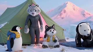 熊猫小子最大的愿望就是登顶珠峰！为此，它特地找雪地高手北极熊、雪豹、企鹅以及哈士奇当队友！开启征服珠峰之旅！#ai #动物 #动画 #熊猫