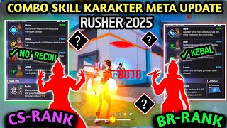 TER-GAC0R‼️ TOP 6 RUSHER ( KOMBINASI SKILL KARAKTER RUSHER 2025 ) WAJIB TAU
