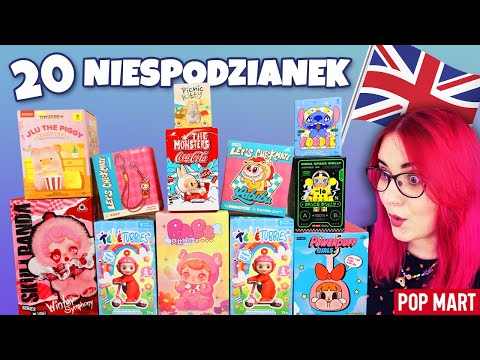 Otwieram 20 NIESPODZIANEK z LONDYNU 🤩 Labubu Stitch Teletubisie