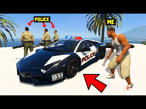 Stealing RARE Police SUPERCAR From Police in GTA 5!