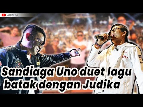 DI AJAK NYANYI LAGU BATAK, SANDIAGA UNO NGEGAS JUDIKA DI KOTA BALIGE !!!