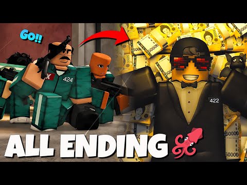 CINEMA 1000%!! Jadi PEMENANG Squid Game Terbaik & Dapat SECRET ENDING Keren 🔥🦑🔥 | Ink Game Indonesia
