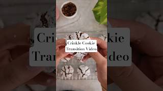 The crinkle effect gets me every time ✨️ #chocolate #crinklecookies #easyrecipe #baking #cookies