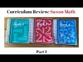 Saxon Math Program Overview