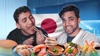 جربنا كل انواع الاكل الياباني 🇯🇵😂!!