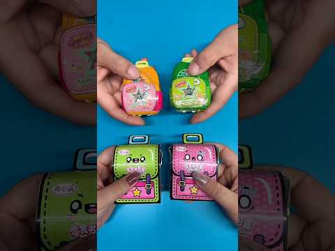REVIEW thử thách mở cặp sách hộp mù của ai xịn hơn #funnyshorts #blindbox #shortsviral