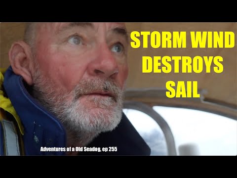 STORM WIND DESTROYS SAIL