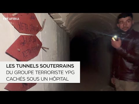 Les tunnels souterrains du groupe terroriste YPG cachés sous un hôpital