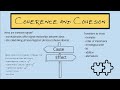 Cohesion and Coherence in Writing