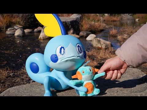 【粘土】泣き顔メッソン作ってみた How to make Sobble /Pokémon Clay Art