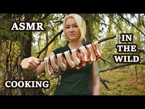 ASMR Outdoor Cooking and Eating Compilation | Girl in the Forest | 1 HOUR Relaxing Cooking