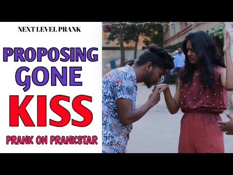 Next Level Prank  Proposing With Kiss On Prankpataka Prankstar || Telugu Pranks || Prankboy telugu