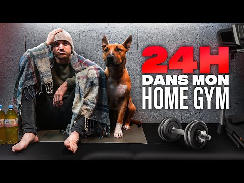 ENFERMÉ 24h dans mon home gym 😬