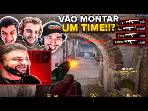 QUE JOGÃO!!! FER, FNX, LUCAS E BOLTZ NA NOVA TRAIN!!