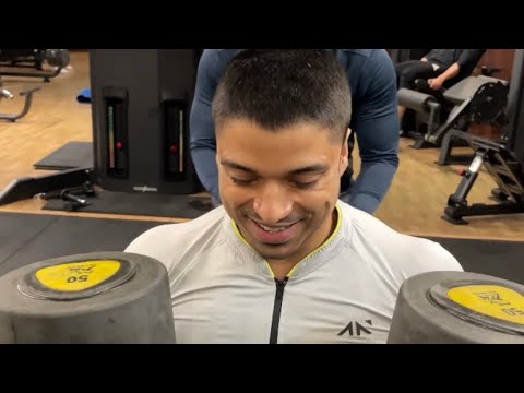 Lifting 50Kgs Dumbbells for 13 Reps ❤️ Strength Freak #youtubeshorts #shorts