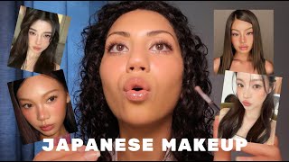 BROWN GIRL TRIES JAPANESE MAKEUP - Makeup Around the World (episode 5)