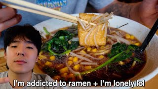 What I Eat Living Alone in NYC: ramen + lots of soup, my GF left me btw