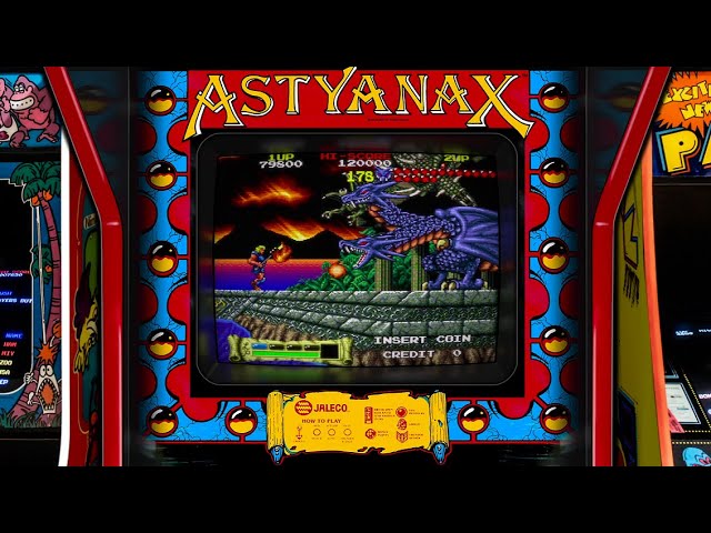 The Astyanax, Realistic Arcade Bezel with Reflective Shader by HyperSpaceMadness