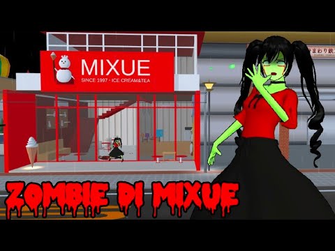 [ CERPEN ] ZOMBIE DI MIXUE SAMPING RUMAH MIO - HORROR MOVIE SAKURA SCHOOL SIMULATOR