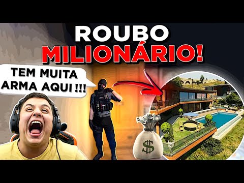 PAULINHO O LOKO FEZ O MAIOR ROUB0 DE CASAS do GTA RP! (Modder Clips)