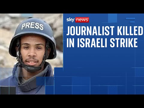 YouTube video thumbnail: Al Jazeera Confirms Journalist Killed in Israeli Airstrike on Gaza Hospital