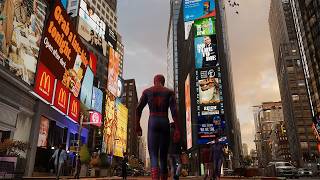Relaxing sunset walk across NYC | Marvel's Spider-Man 2