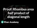 Understanding the Area of a Rhombus