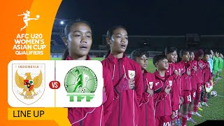 Indonesia VS Tukmenistan | Line Up & Kick Off AFC U20 Women’s Asian Cup Qualifiers