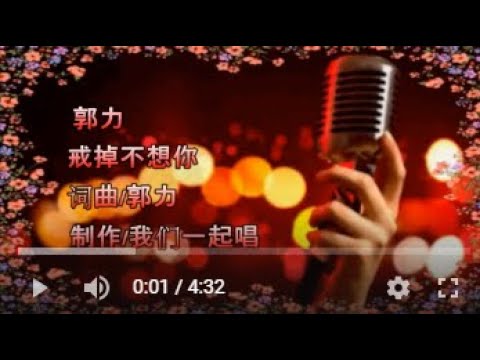 郭力   戒掉不想你    KTV