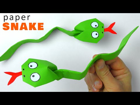 Make an Amazing Paper Snake with Easy Origami Tutorial