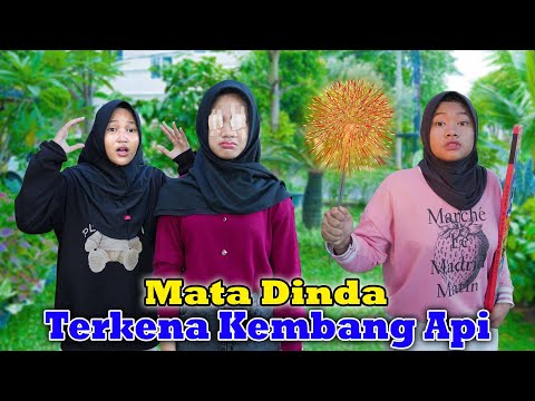 Mata Dinda Hampir Buta Terkena Kembang Api