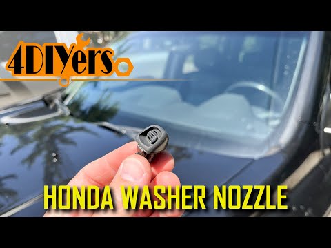 How to Replace a Windshield Washer Nozzle on a Honda Pilot