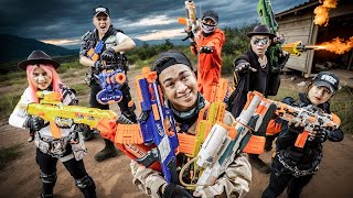 Nerf Guns War : S.W.A.T Team  Battles the Villains in the Ultimate Nerf Guns Showdown!