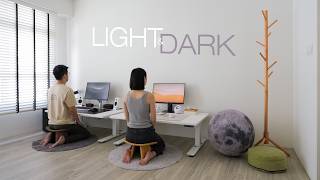 Our Ideal Minimal Desk Setup (That Goes from Floor to Standing)