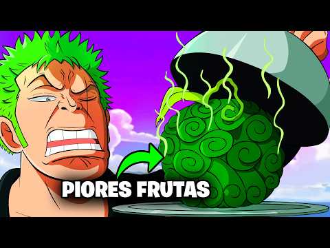 TOP 20 PIORES FRUTAS em ONE PIECE!