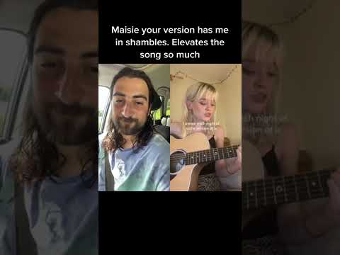 Stick Season duet with Maisie Peters #duet #newmusic #singersongwriter #shorts