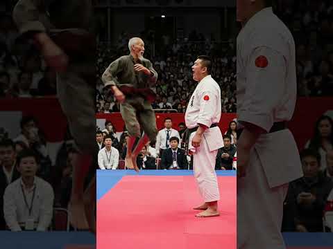 The old kung fu hero makes his opponent sleep with a few tricks.#wushufight #shortvideo