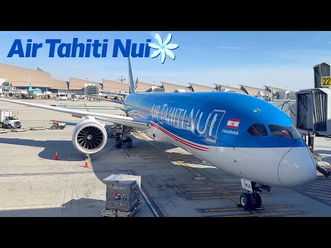 🇫🇷  Paris CDG - Los Angeles LAX 🇺🇸  Air Tahiti Nui Boeing 787-9 / Arctic route [FULL FLIGHT REPORT]