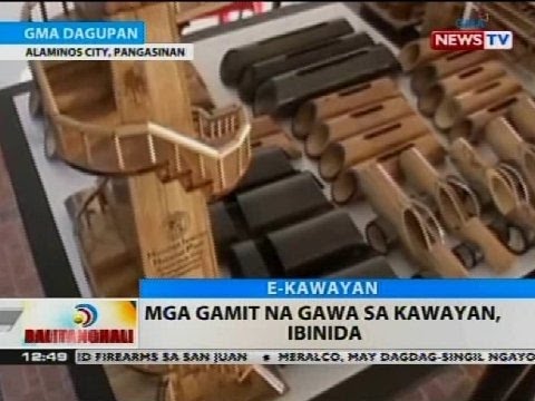 Mga gamit na gawa sa kawayan, ibinida | Video | GMA News Online