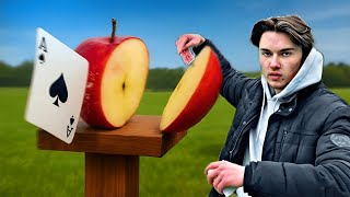 The Most SATISFYING Card Throwing Compilation (1900FPS SLOWMOTION)