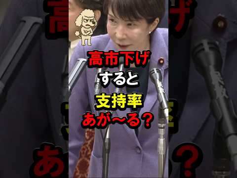 高市下げすると、支持率あが~る? #高市政権 #自民党 #高市早苗 #高市内閣 #高市総理 #私に恥をかかせるな #パワハラ #赤沢大臣 #赤沢亮正