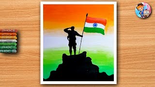 Har Ghar Tiranga 🇮🇳 Independence day drawing🇮🇳 | Easy Independence day drawing for beginners Step