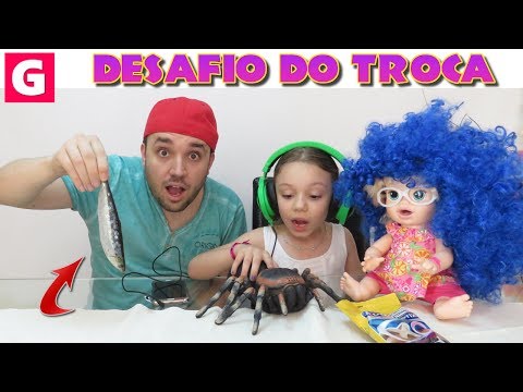 DESAFIO DO TROCA ! PAI VS FILHA